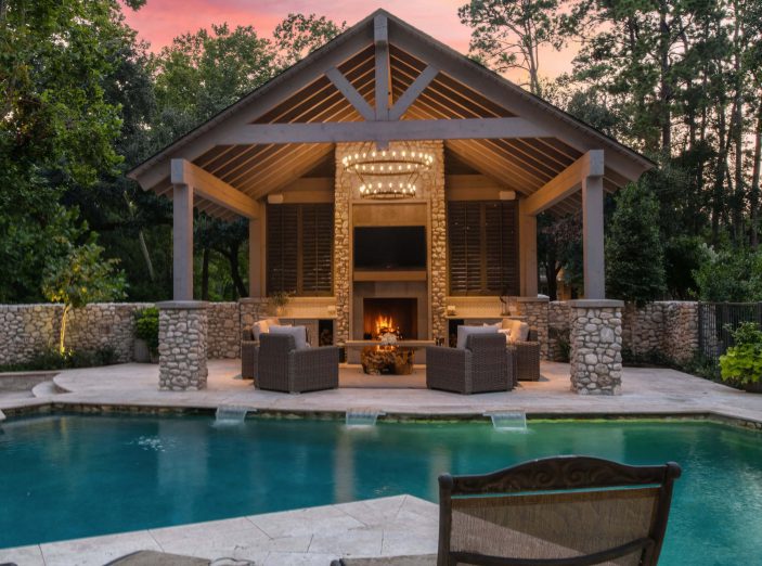 Memorial Stone Pool House